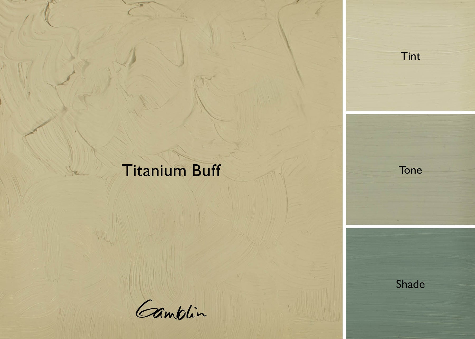 Gamblin 1980 Oil Color - 37ml - Titanium Buff