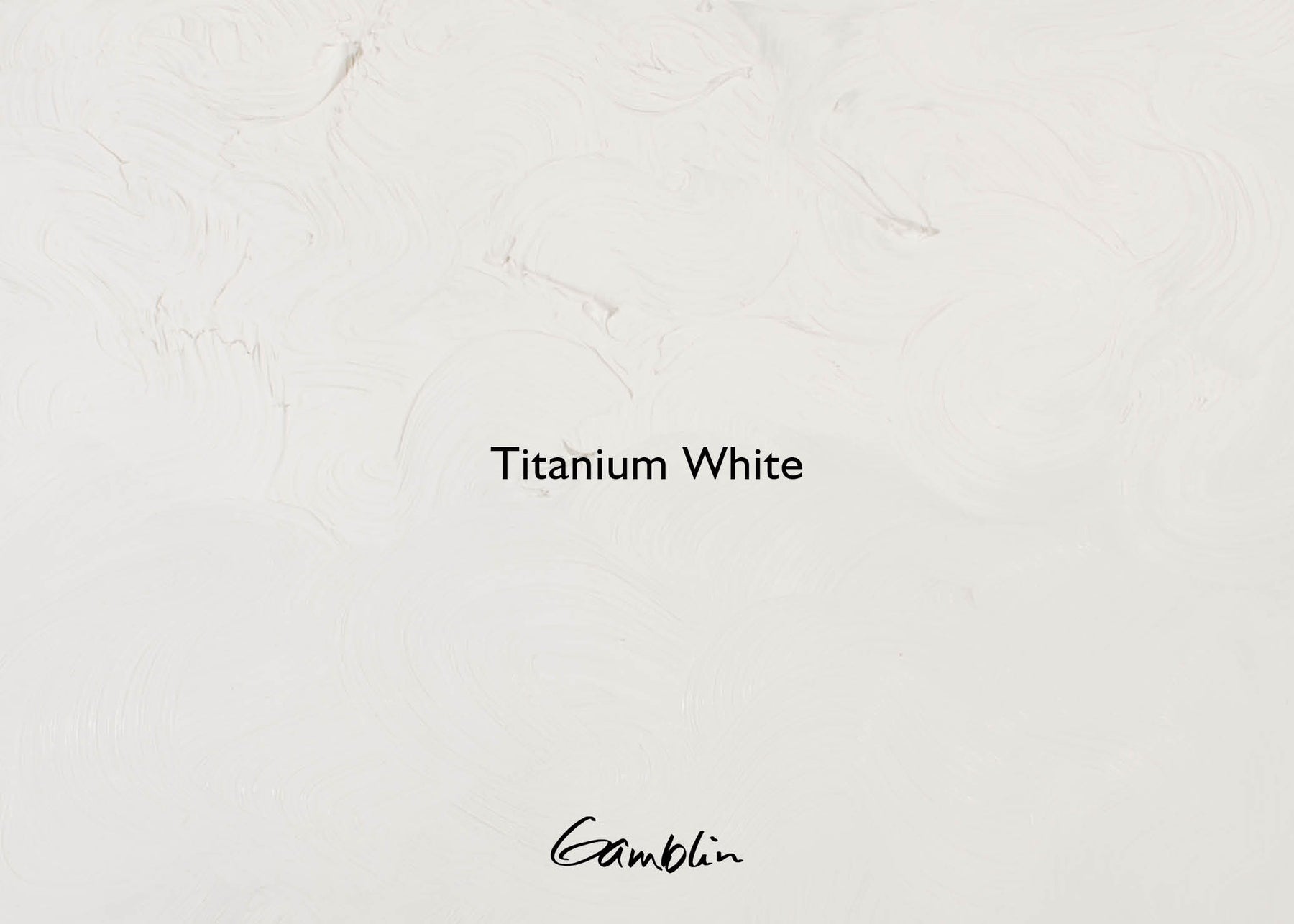 Gamblin 1980 Oil Color - 37ml - Titanium White