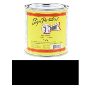 1 Shot Enamel 199 Lettering Black 8 fl oz