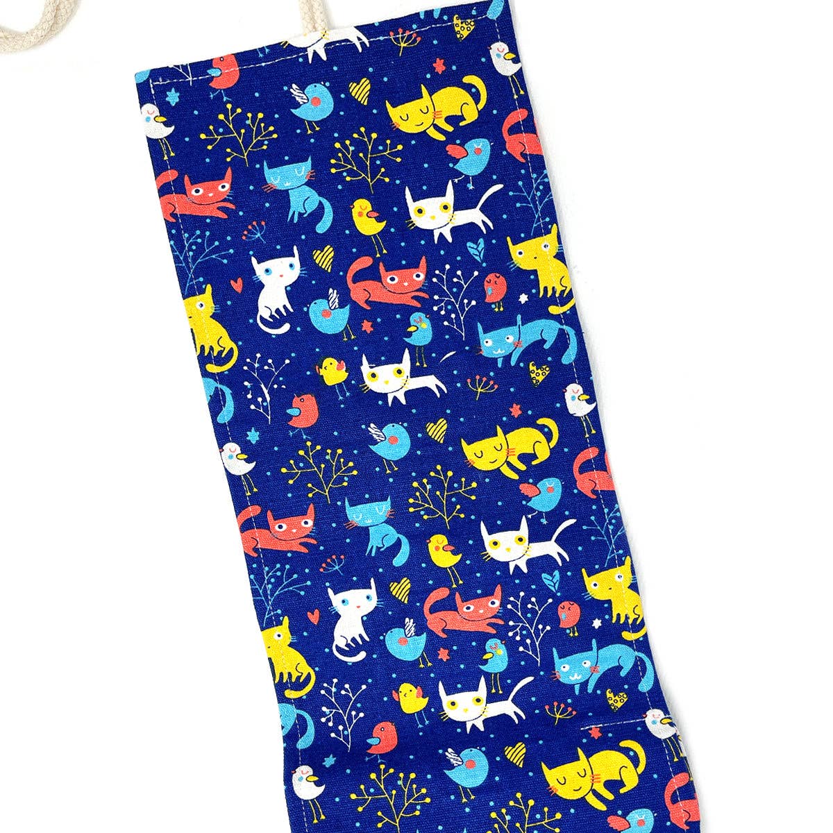 Pencil Wrap Pouch (72 slots) - Blue Elephants