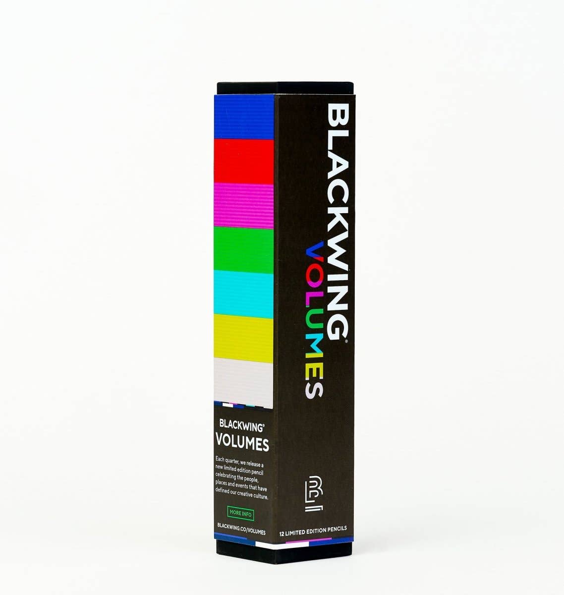 Blackwing Volume 343 Pencil Set of 12 - Extra-firm graphite, Silver ferrule and black eraser