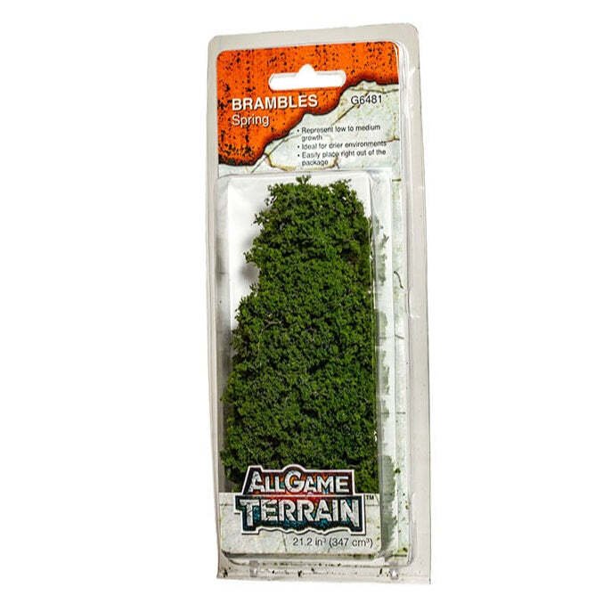 All Game Terrain - Accents 21.2 cubic inches - Spring Brambles - The Merri Artist - merriartist.com