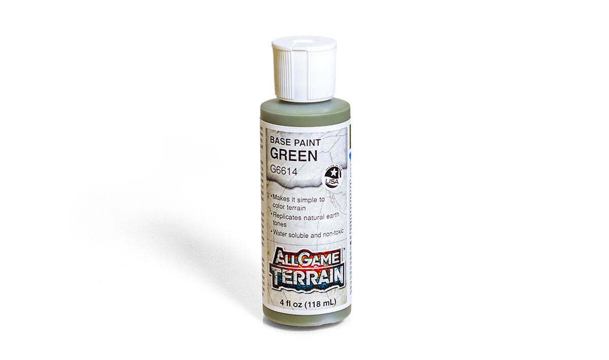 All Game Terrain - Base Paints 4 fl oz (118 ml) - Green - The Merri Artist - merriartist.com