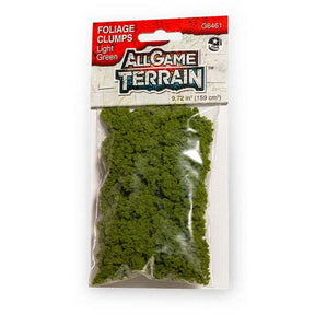 All Game Terrain - Ground Cover 9.72 cubic inches - Light Green Foliage Clumps - The Merri Artist - merriartist.com