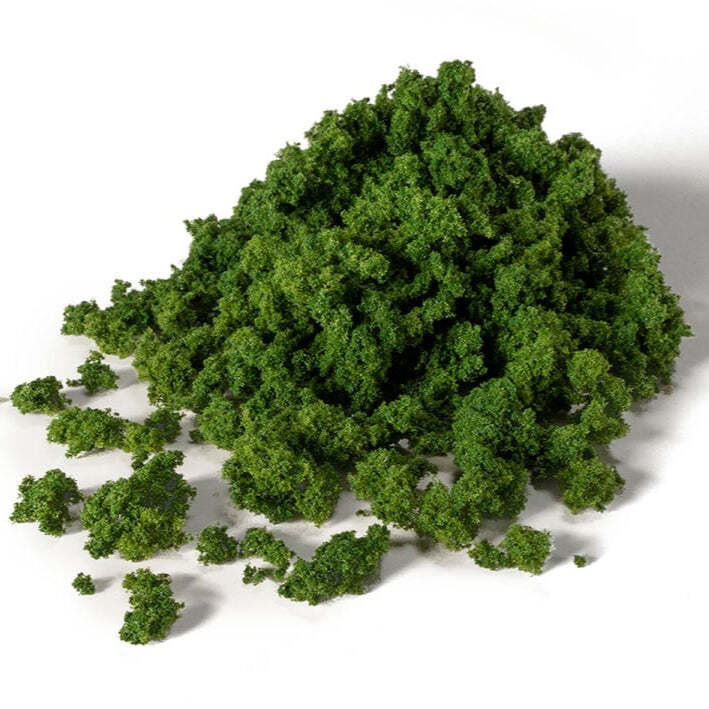 All Game Terrain - Ground Cover 9.72 cubic inches - Medium Green Foliage Clumps - The Merri Artist - merriartist.com