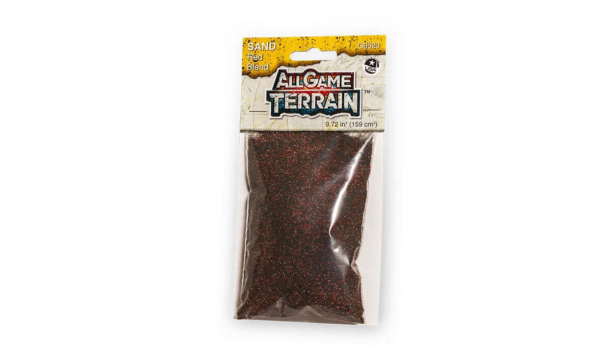 All Game Terrain - Red Sand Blend - 9.72 cubic inches - The Merri Artist - merriartist.com