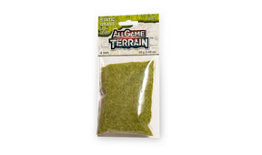 All Game Terrain - Static Grass 28 g (.987 oz) - 4 mm Light Green - The Merri Artist - merriartist.com