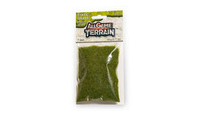 All Game Terrain - Static Grass 28 g (.987 oz) - 7 mm Medium Green - The Merri Artist - merriartist.com