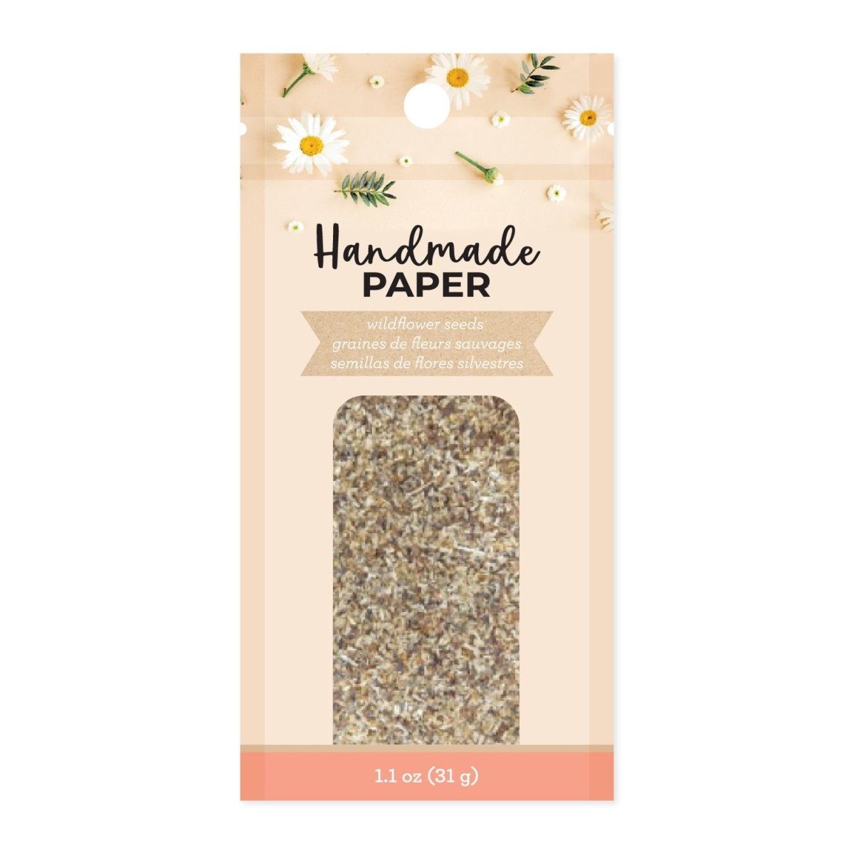 American Crafts Handmade Paper Mix - Ins - wildflower seeds. (1.1 ounces) - The Merri Artist - merriartist.com