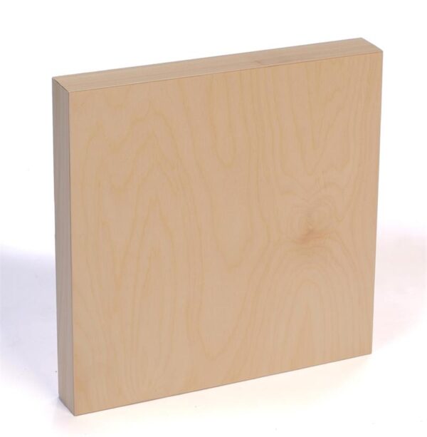 American Easel Cradled Birch Panel - 20x20 inch - 7/8" Deep - Natural - The Merri Artist - merriartist.com
