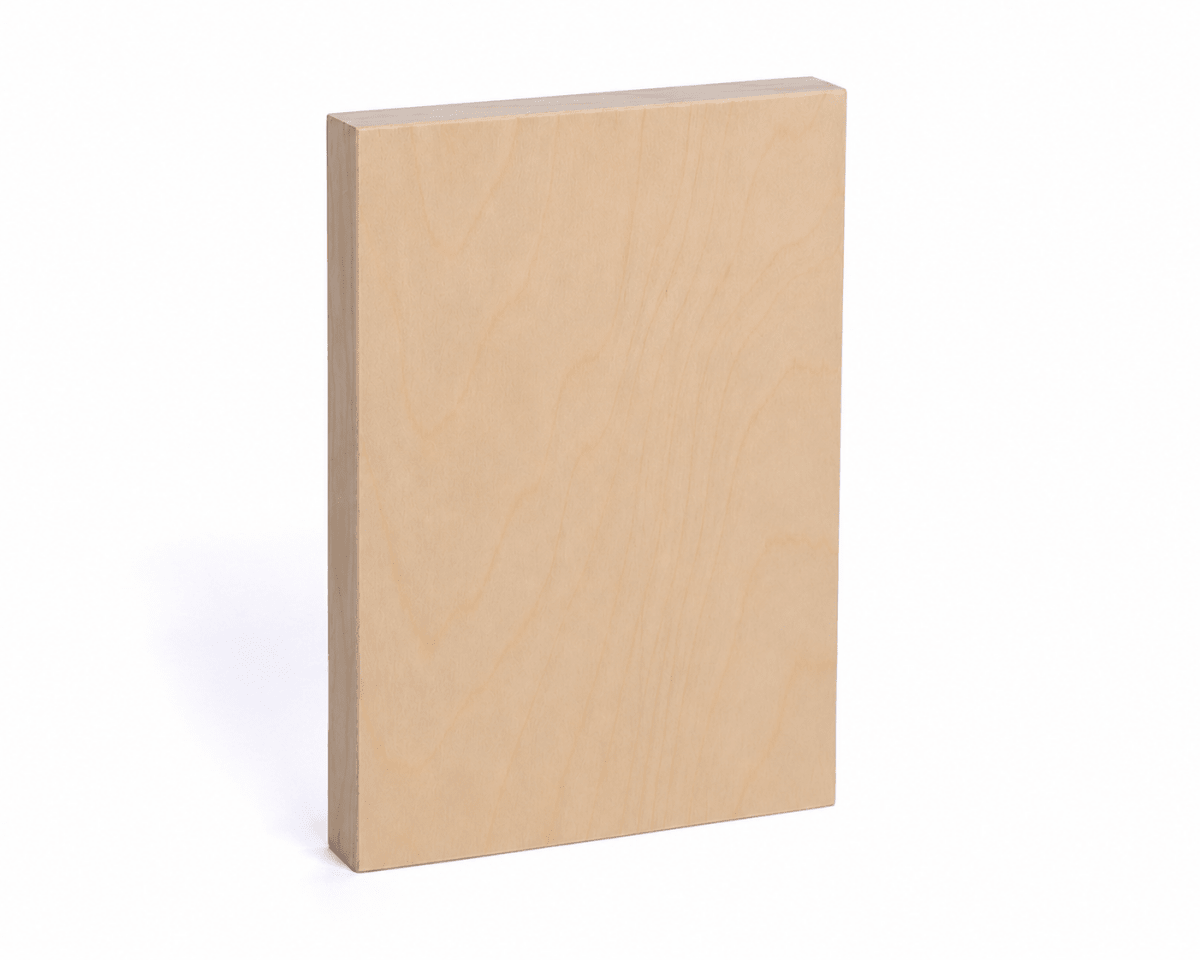 American Easel Cradled Birch Panel - 5x7 inch - 7/8 inch Deep - Natural - The Merri Artist - merriartist.com