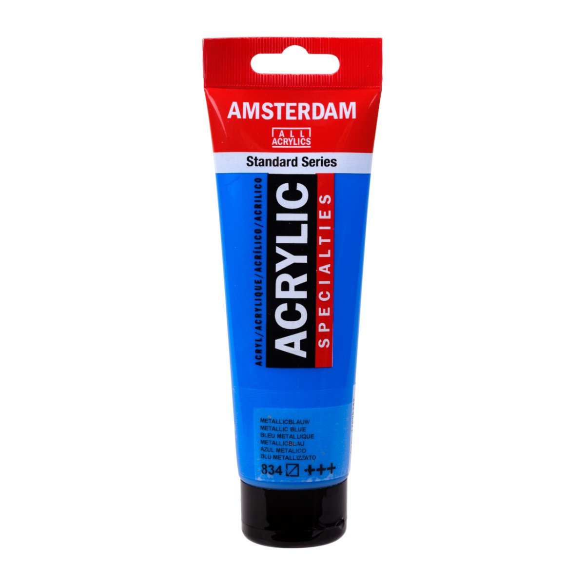 Amsterdam Standard Acrylic Paint 120ml Metallic Blue - The Merri Artist - merriartist.com