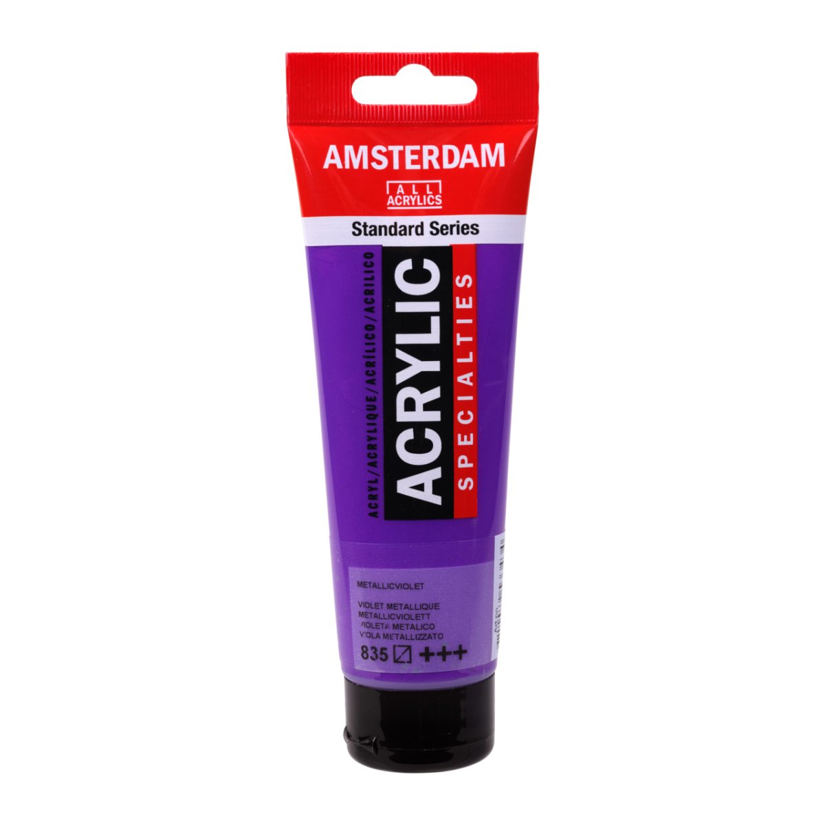 Amsterdam Standard Acrylic Paint 120ml Metallic Violet - The Merri Artist - merriartist.com