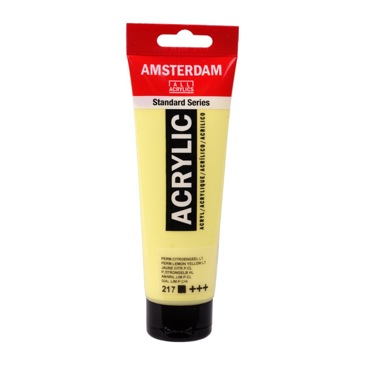 Amsterdam Standard Acrylic Paint 120ml Permanent Lemon Yellow Light - The Merri Artist - merriartist.com