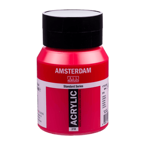 Amsterdam Standard Acrylic Paint 500ml Jar - Carmine - The Merri Artist - merriartist.com