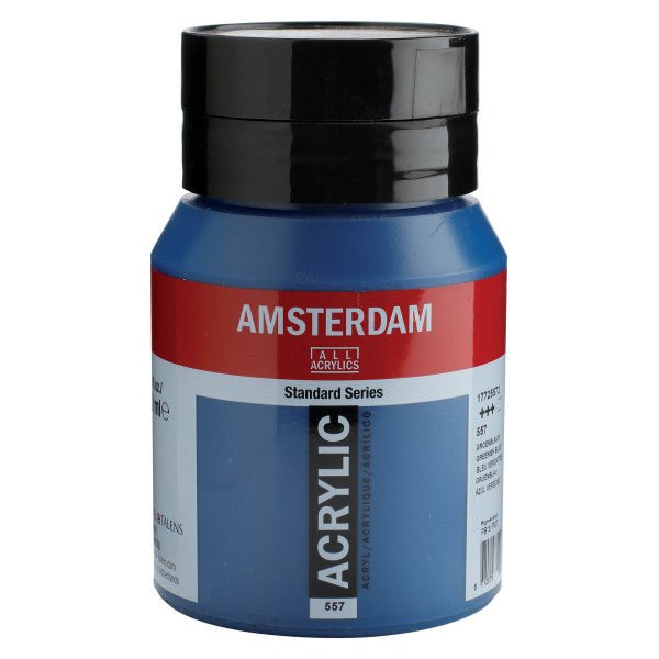 Amsterdam Standard Acrylic Paint 500ml Jar - Greenish Blue - The Merri Artist - merriartist.com
