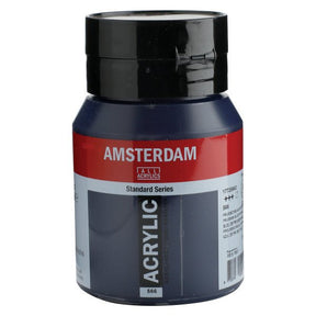 Amsterdam Standard Acrylic Paint 500ml Jar - Prussian Blue Phthalo - The Merri Artist - merriartist.com