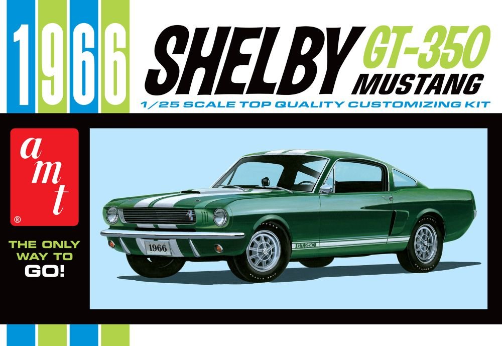 AMT Models 1/25 1966 Shelby Mustang GT350 Car - The Merri Artist - merriartist.com