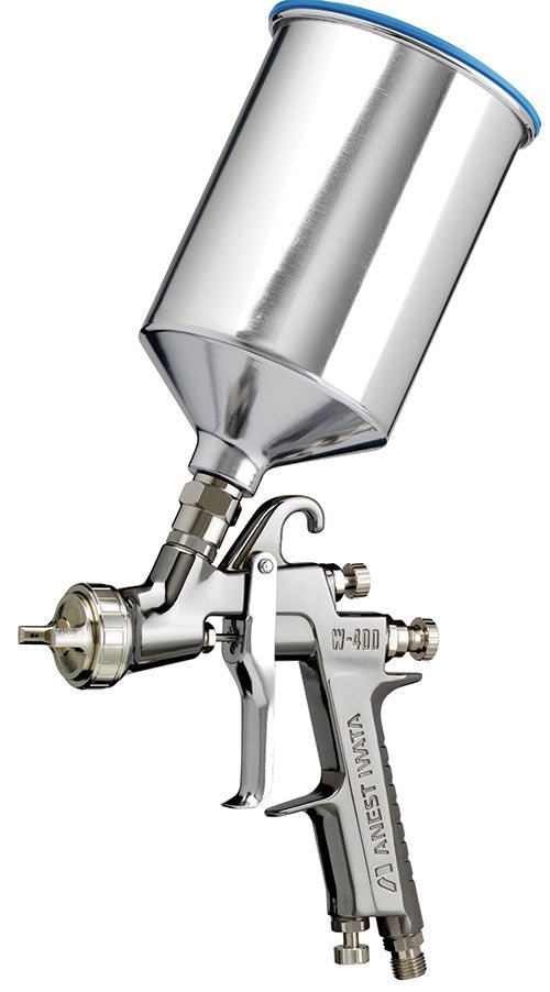 Anest - Iwata W - 400VL HVLP Spray Gun - 1.4 mm with 600ml cup - The Merri Artist - merriartist.com