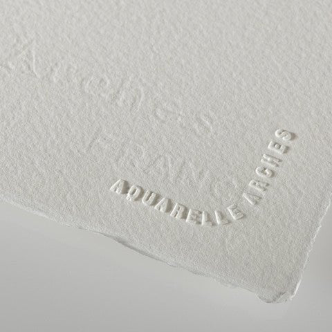 Arches Watercolor Paper - Hot Press 90 lb. 22x30 inch Sheet - Pack of 10 - The Merri Artist - merriartist.com