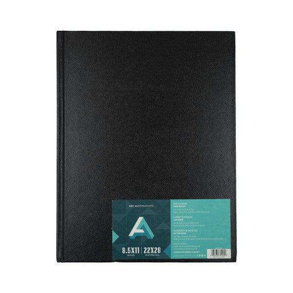 Art Alternatives Hard Cover Sketch Book - 110 sheets - 8.5 inch x 11 inch - The Merri Artist - merriartist.com