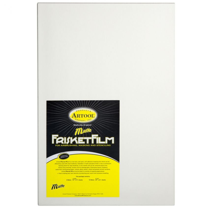 Artool Frisket Film - Matte - 10x15 inch - 8 sheet pack - The Merri Artist - merriartist.com