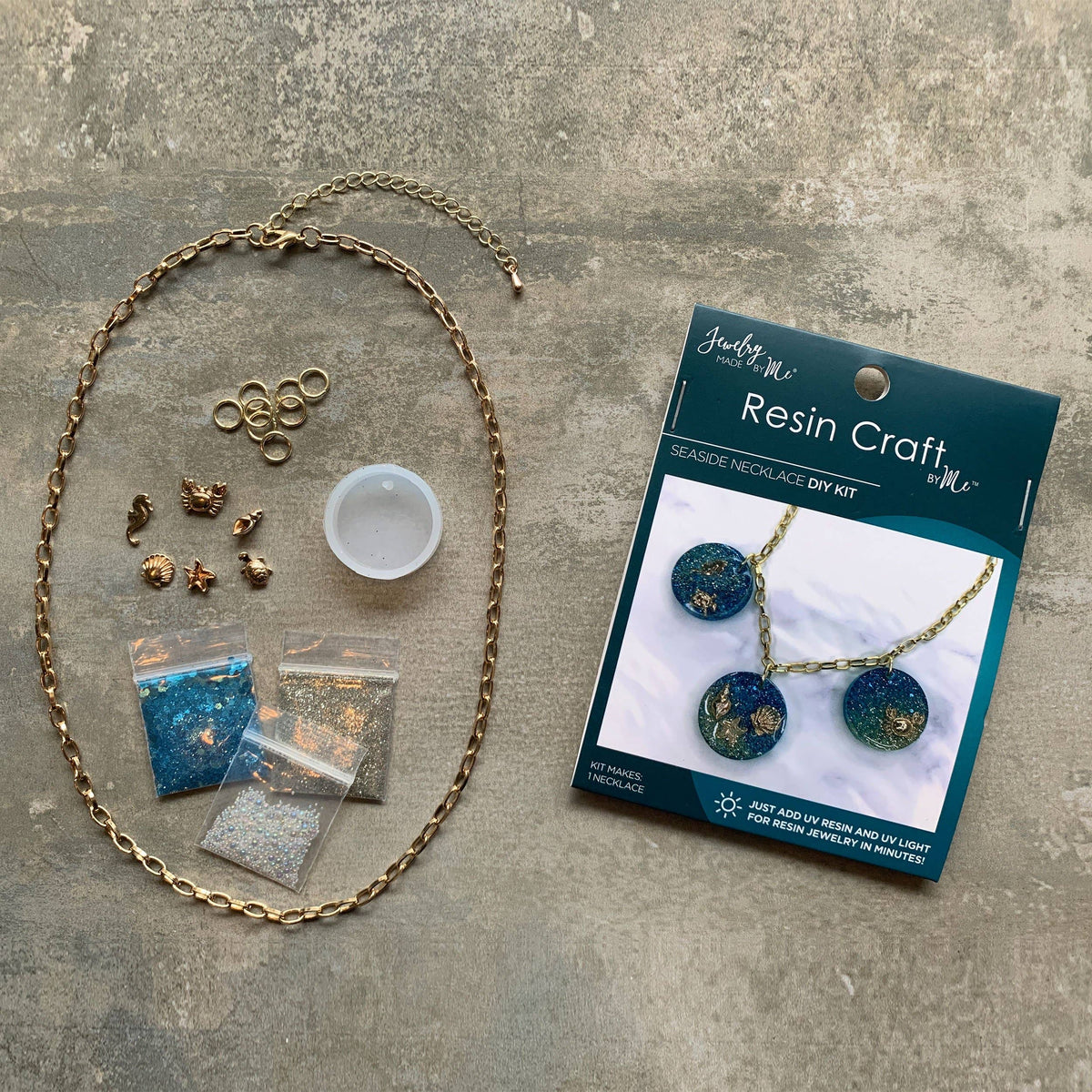 Jewelry Made by Me - Seaside Pendants UV Resin DIY Kit