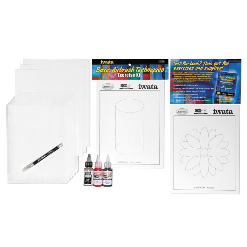 Basic Airbrush Techniques: A complete course: Exercise Kit: - The Merri Artist - merriartist.com