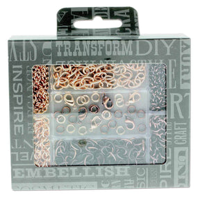 Beadsmith Anitique Copper & Copper Chain Kit (6 Chains, 6 Clasps, 24 Jump Rings) - The Merri Artist - merriartist.com