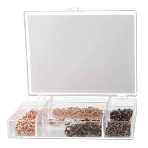 Beadsmith Anitique Copper & Copper Chain Kit (6 Chains, 6 Clasps, 24 Jump Rings) - The Merri Artist - merriartist.com
