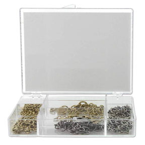 Beadsmith Anitique Gold & Silver Color Base Metal Chain Kit (6 Chains, 6 Clasps, 24 Jump Rings) - The Merri Artist - merriartist.com