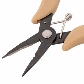 Beadsmith Beader's All - in - One Pliers : Round nose, chain nose, Crimper & Cutter - The Merri Artist - merriartist.com