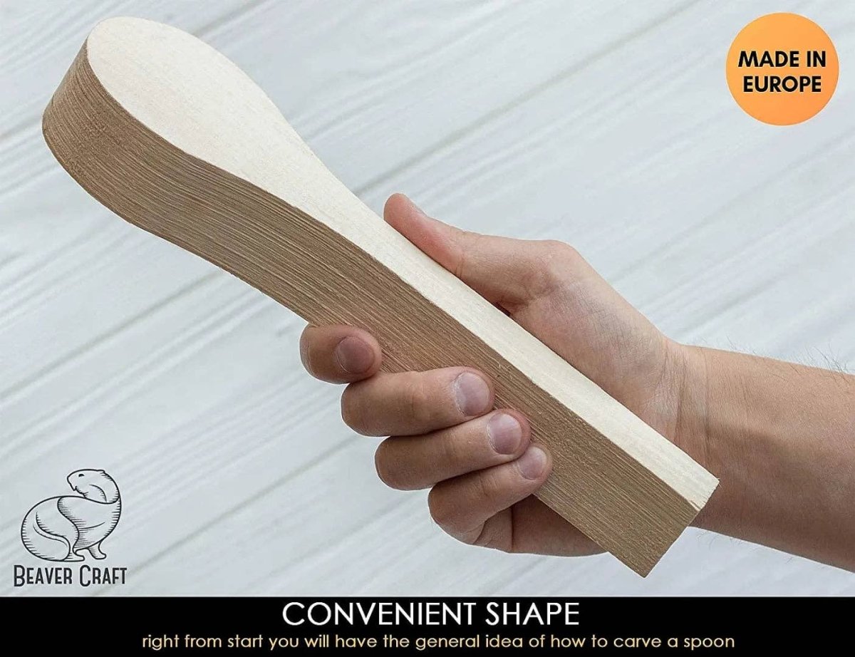 BeaverCraft - B1 - Spoon Carving Blank - The Merri Artist - merriartist.com