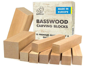 BeaverCraft - BW10 - Set of Basswood Carving Blocks 10 pcs - The Merri Artist - merriartist.com