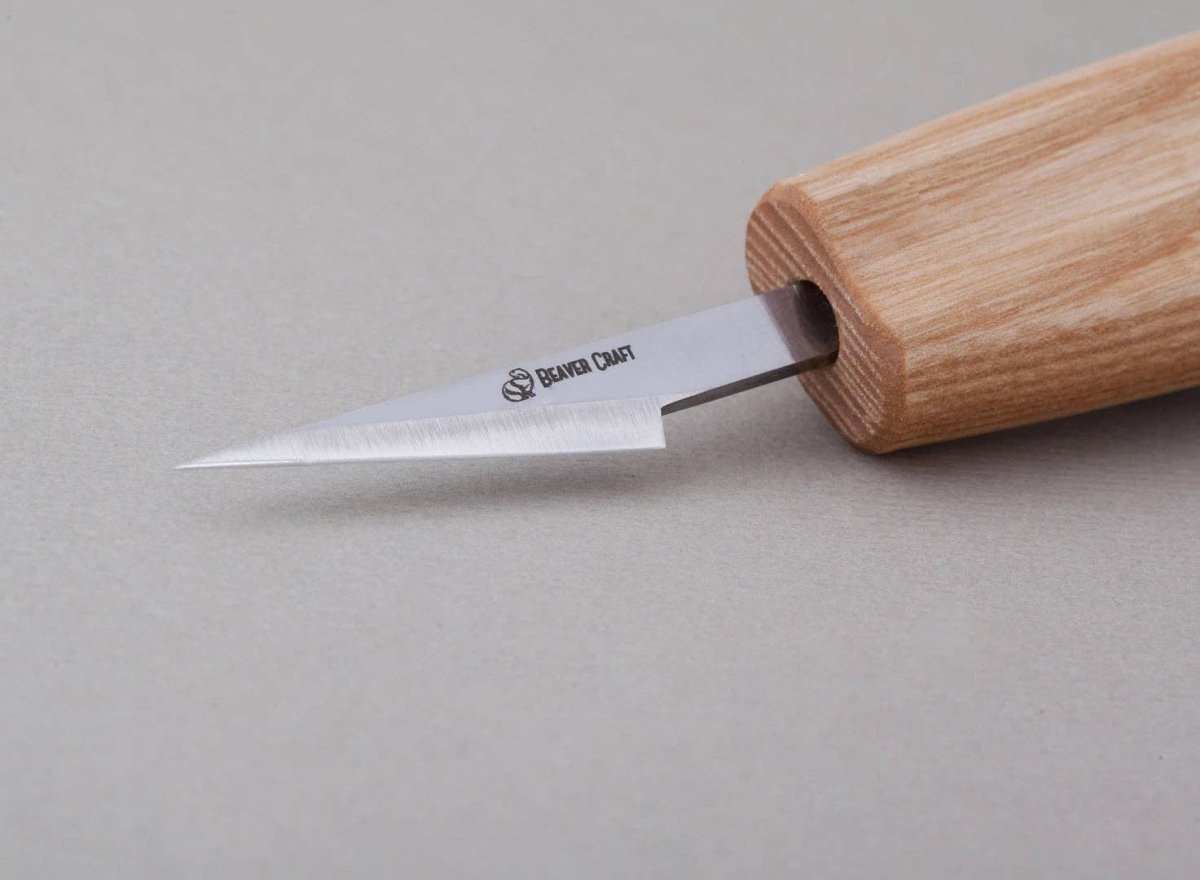 BeaverCraft - C7 - Small Detail Wood Carving Craft Tool - The Merri Artist - merriartist.com