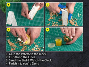 BeaverCraft - DIY01 - Comfort Bird Carving Whittling Starter Kit - The Merri Artist - merriartist.com