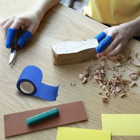 BeaverCraft - NCT6 - Cut Resistant Adherent Wrap Tape for Wood Carving and Whittling (6 rolls) - The Merri Artist - merriartist.com