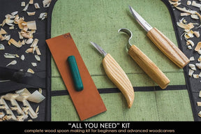 BeaverCraft - S13 - Wood Carving Tool Set for Spoon Carving - The Merri Artist - merriartist.com
