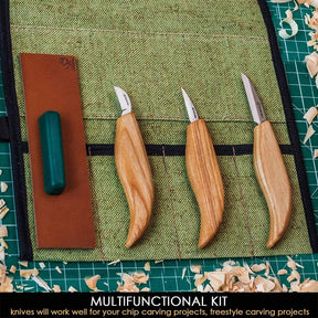 BeaverCraft - S15 - Chip and Whittle Craft Tool Knife Set - The Merri Artist - merriartist.com