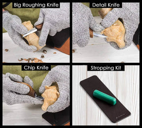 BeaverCraft - S15X - Premium Wood Carving Set - The Merri Artist - merriartist.com