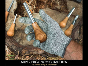 BeaverCraft - SC05 - Woodcarving Set With Palm Chisels - The Merri Artist - merriartist.com