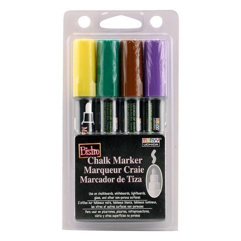 Bistro Chalk Marker Bright 4 Color Set - The Merri Artist - merriartist.com