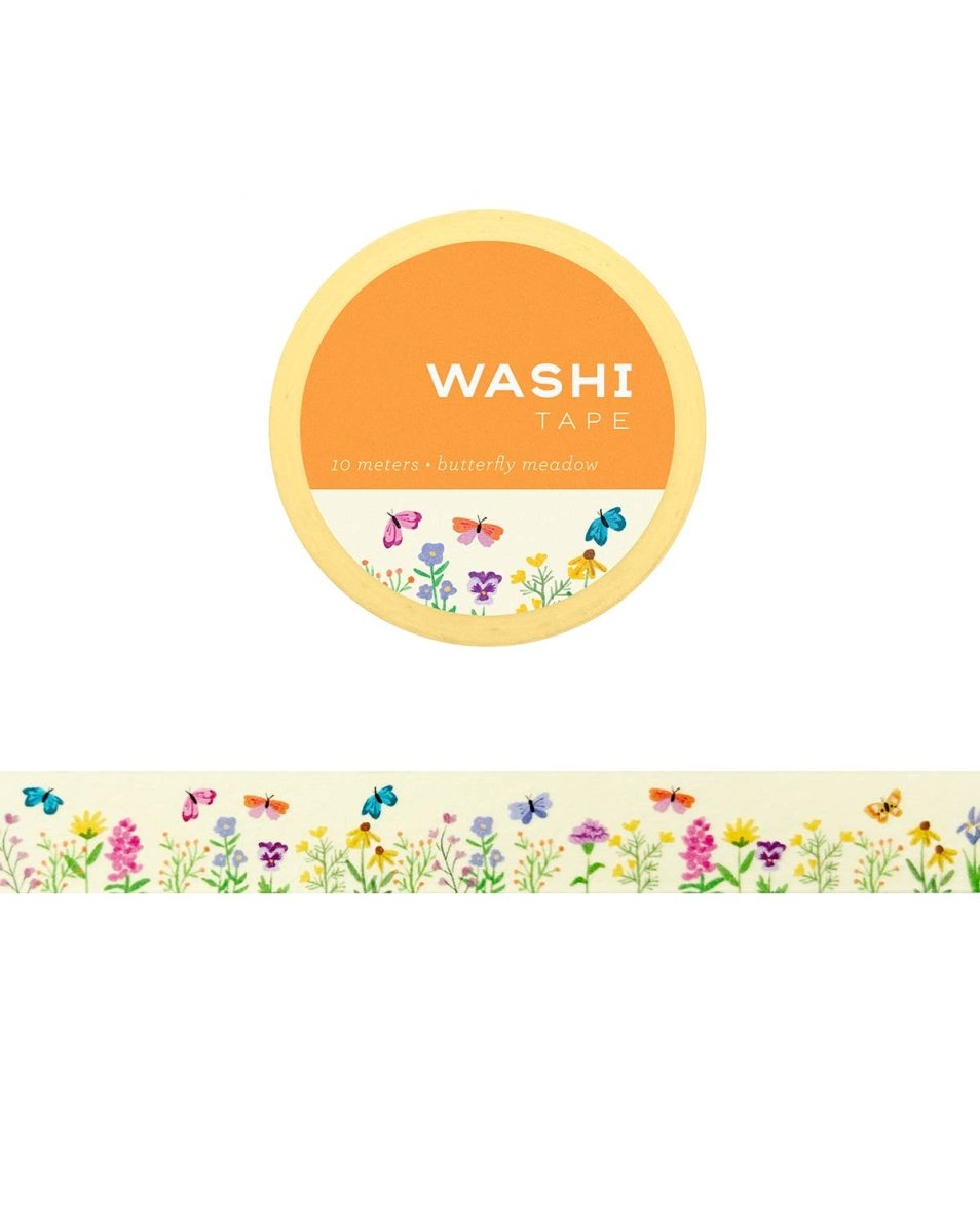 Butterfly Meadow Washi Tape - The Merri Artist - merriartist.com