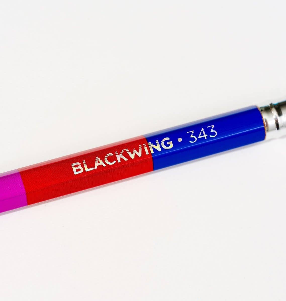 Blackwing Volume 343 Pencil Set of 12 - Extra-firm graphite, Silver ferrule and black eraser