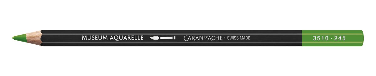 Caran d'Ache Museum Aquarelle Pencil - 245 Light Olive - The Merri Artist - merriartist.com