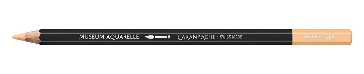 Caran d'Ache Museum Aquarelle Pencil - 542 Light Flesh 10% - The Merri Artist - merriartist.com