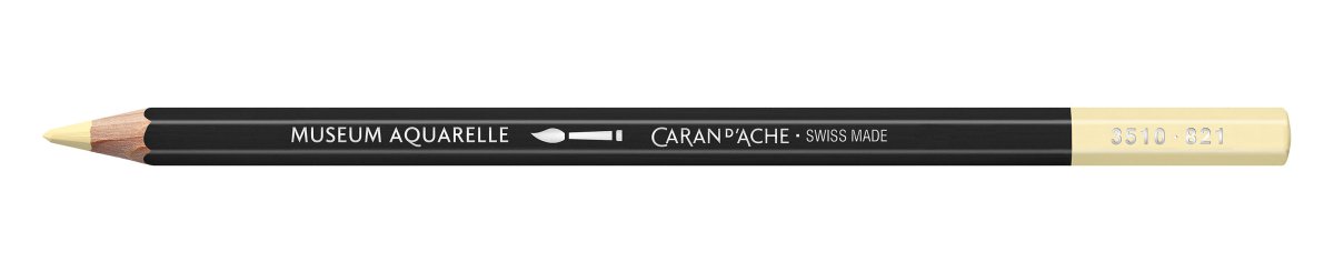 Caran d'Ache Museum Aquarelle Pencil - 821 Naples Ochre - The Merri Artist - merriartist.com