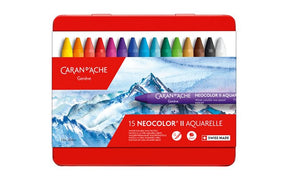 Caran d'Ache Neocolor II Artists' Crayons - set of 15 - The Merri Artist - merriartist.com