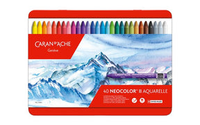 Caran d'Ache Neocolor II Artists' Crayons - set of 40 - The Merri Artist - merriartist.com