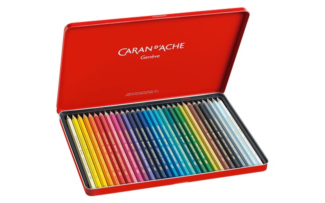 Caran d'Ache Supracolor Soft Aquarelle Pencils - set of 30 - The Merri Artist - merriartist.com